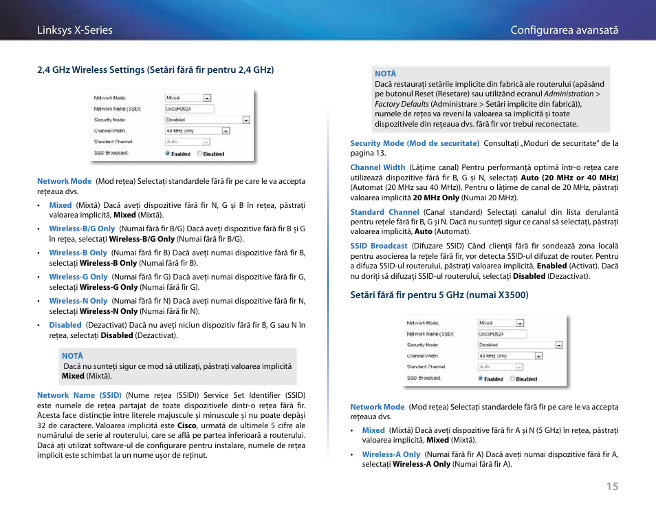 15 configurarea avansată linksys x-series | Linksys X-Series User Manual | Page 555 / 765