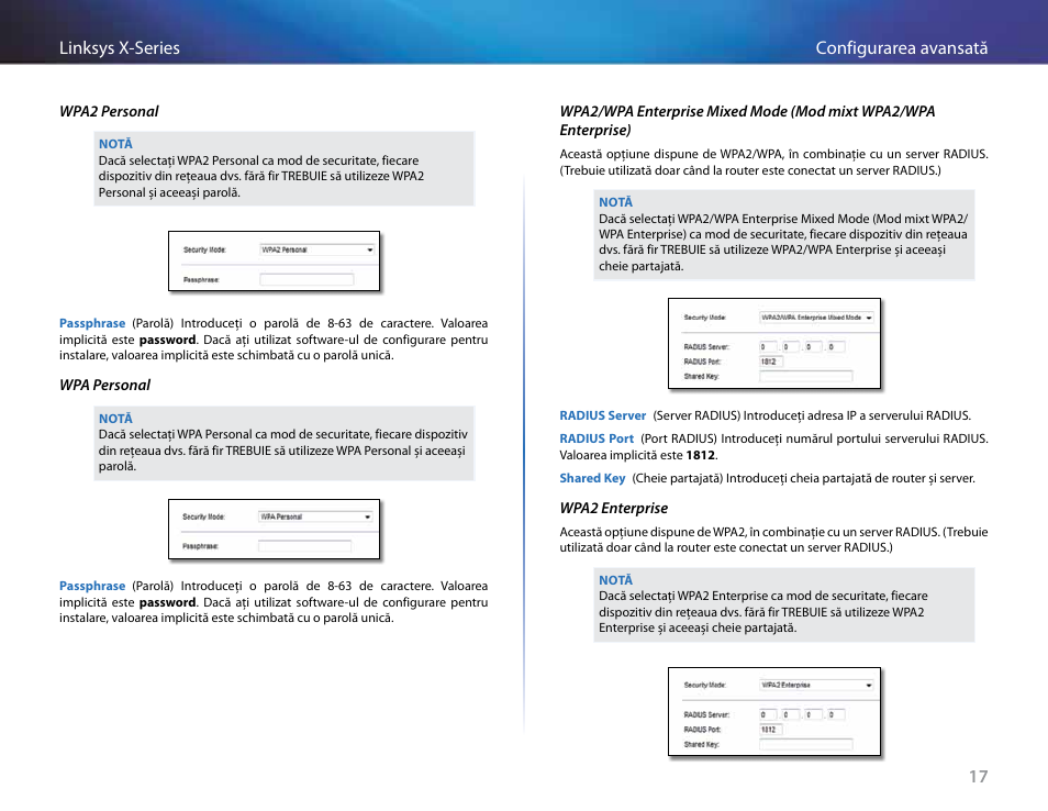 17 configurarea avansată linksys x-series | Linksys X-Series User Manual | Page 557 / 765