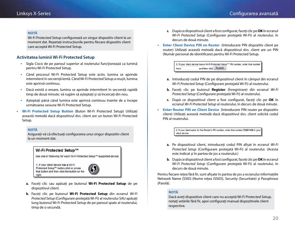 20 configurarea avansată linksys x-series | Linksys X-Series User Manual | Page 560 / 765