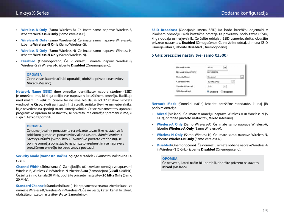 15 dodatna konfiguracija linksys x-series | Linksys X-Series User Manual | Page 613 / 765