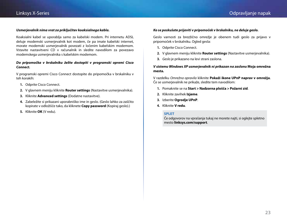 23 odpravljanje napak linksys x-series | Linksys X-Series User Manual | Page 621 / 765