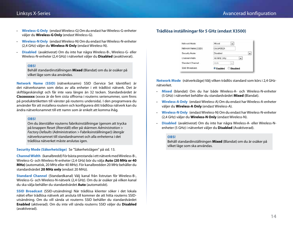 14 avancerad konfiguration linksys x-series | Linksys X-Series User Manual | Page 640 / 765