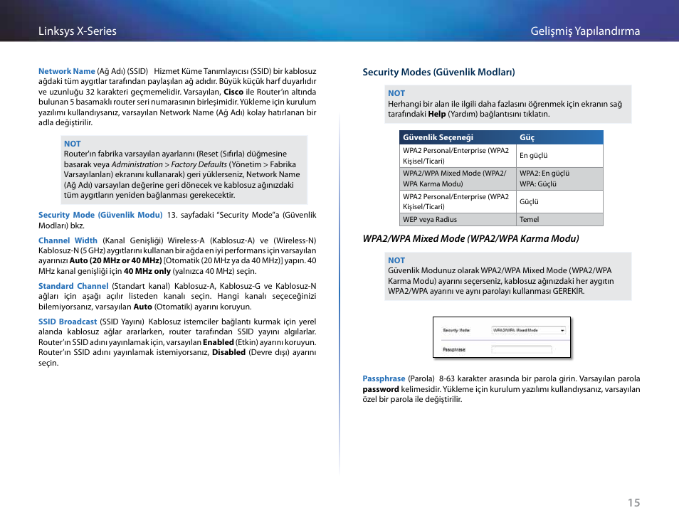 15 gelişmiş yapılandırma linksys x-series | Linksys X-Series User Manual | Page 695 / 765