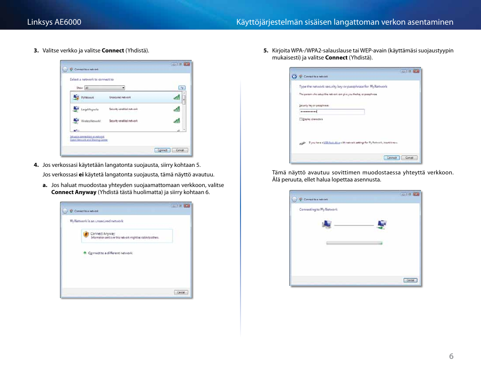 Linksys AE6000 User Manual | Page 120 / 364
