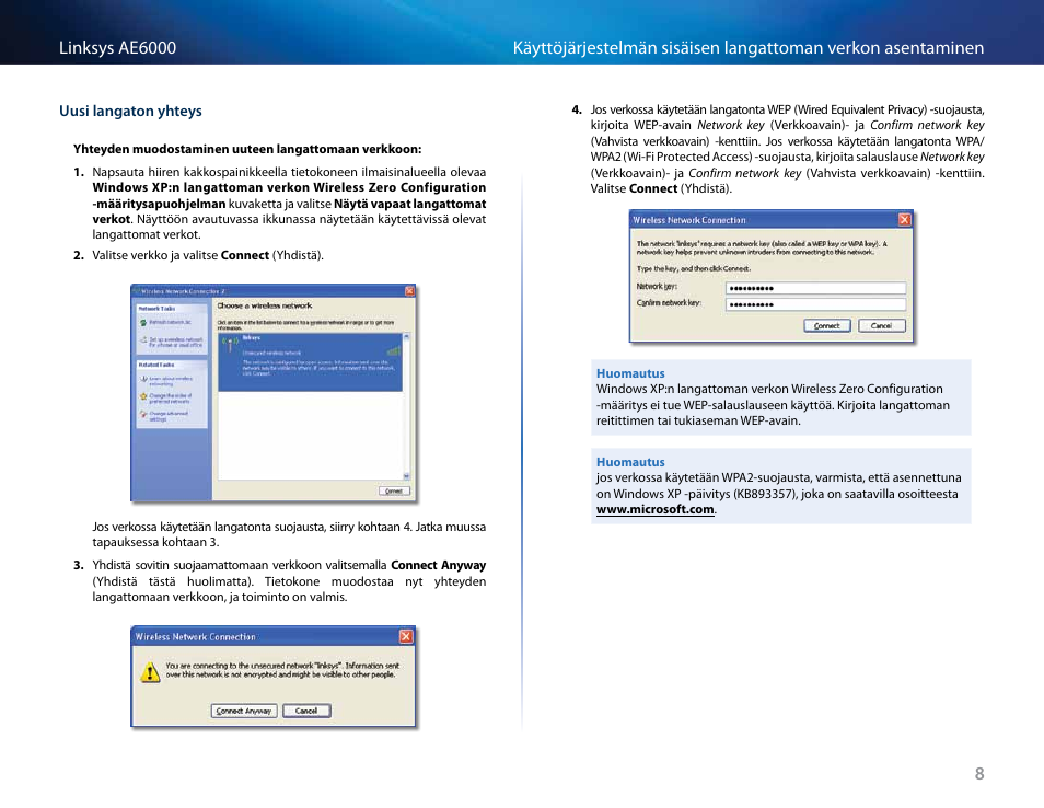 Linksys AE6000 User Manual | Page 122 / 364