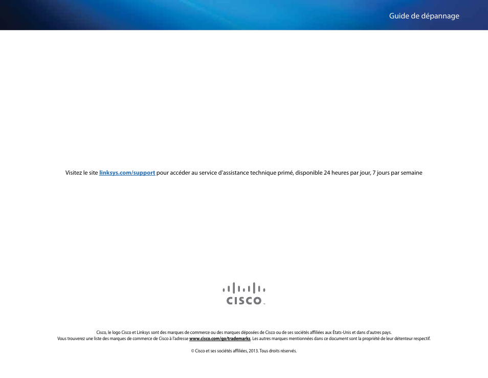 Guide﻿de﻿dépannage | Linksys AE6000 User Manual | Page 154 / 364