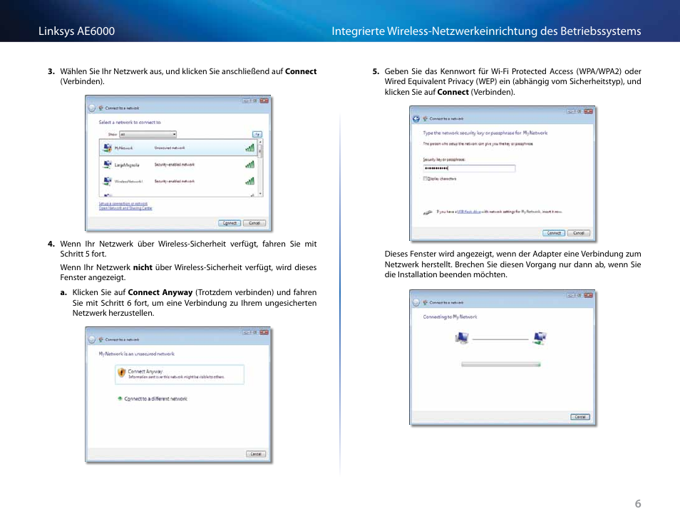 Linksys AE6000 User Manual | Page 64 / 364
