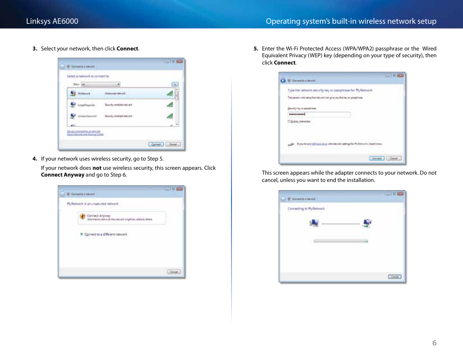 Linksys AE6000 User Manual | Page 92 / 364