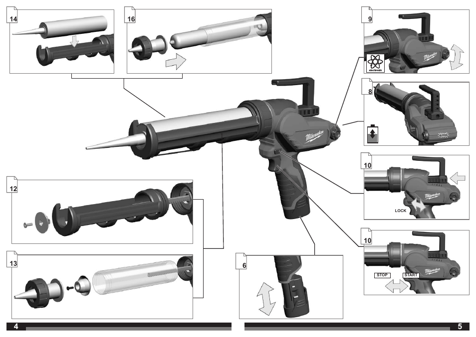 Milwaukee M12 PCG User Manual | Page 3 / 37