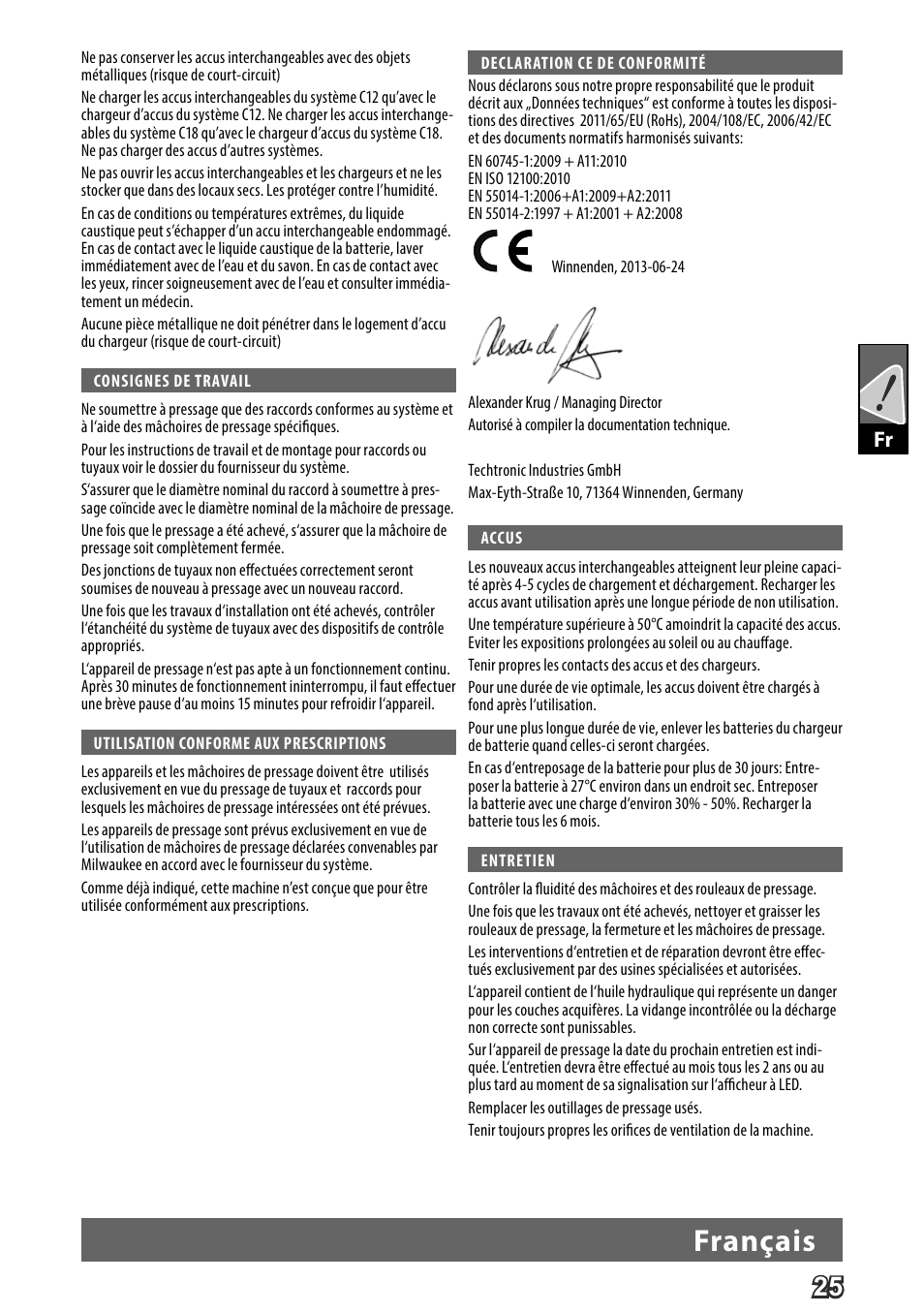 Français | Milwaukee M18 HPT User Manual | Page 28 / 101