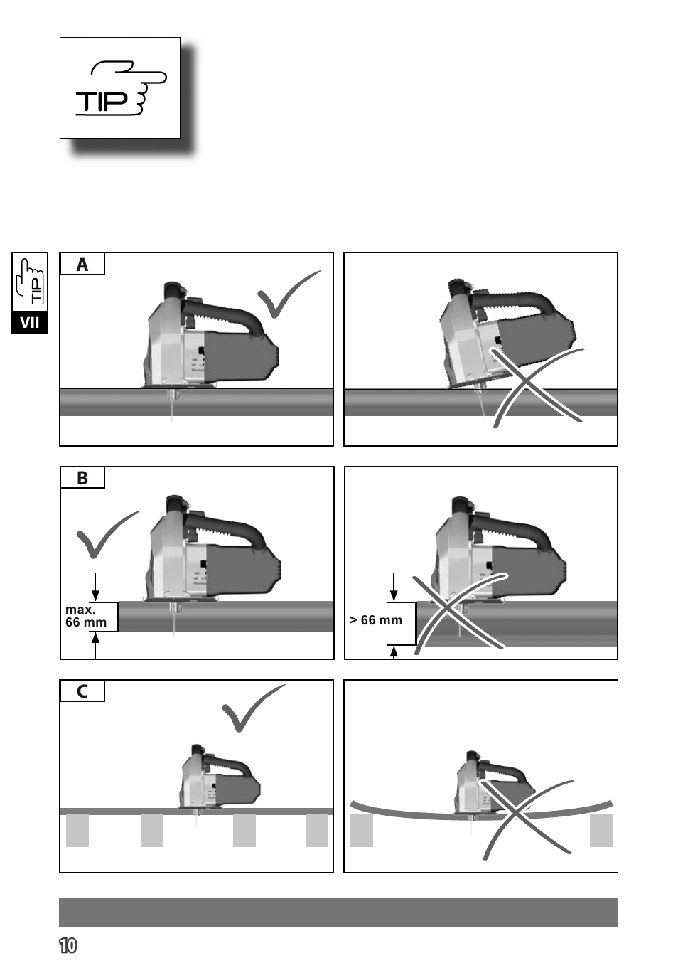 Ab c | Milwaukee MCS 66 User Manual | Page 12 / 94