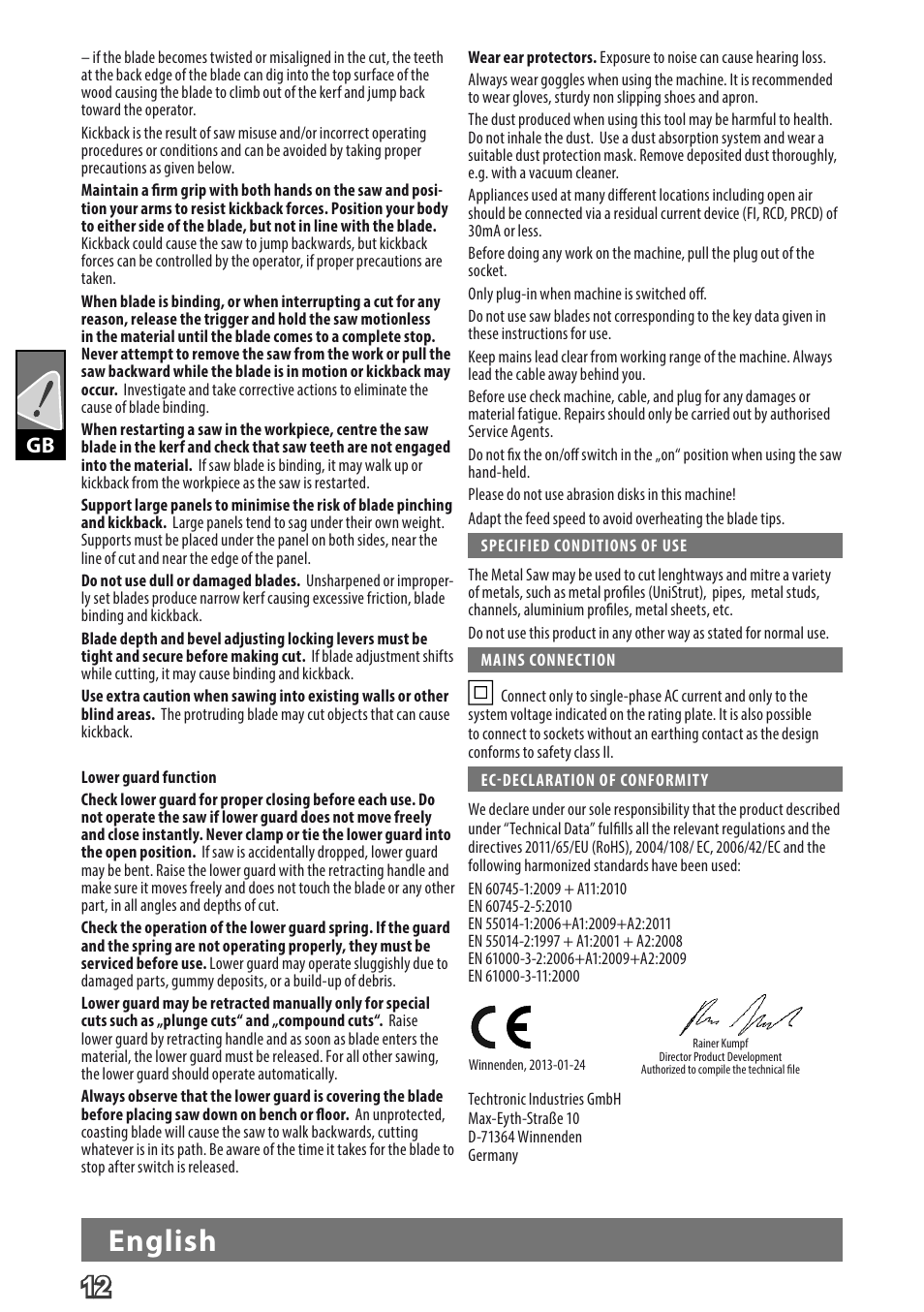 Deutsch, English | Milwaukee MCS 66 User Manual | Page 14 / 94