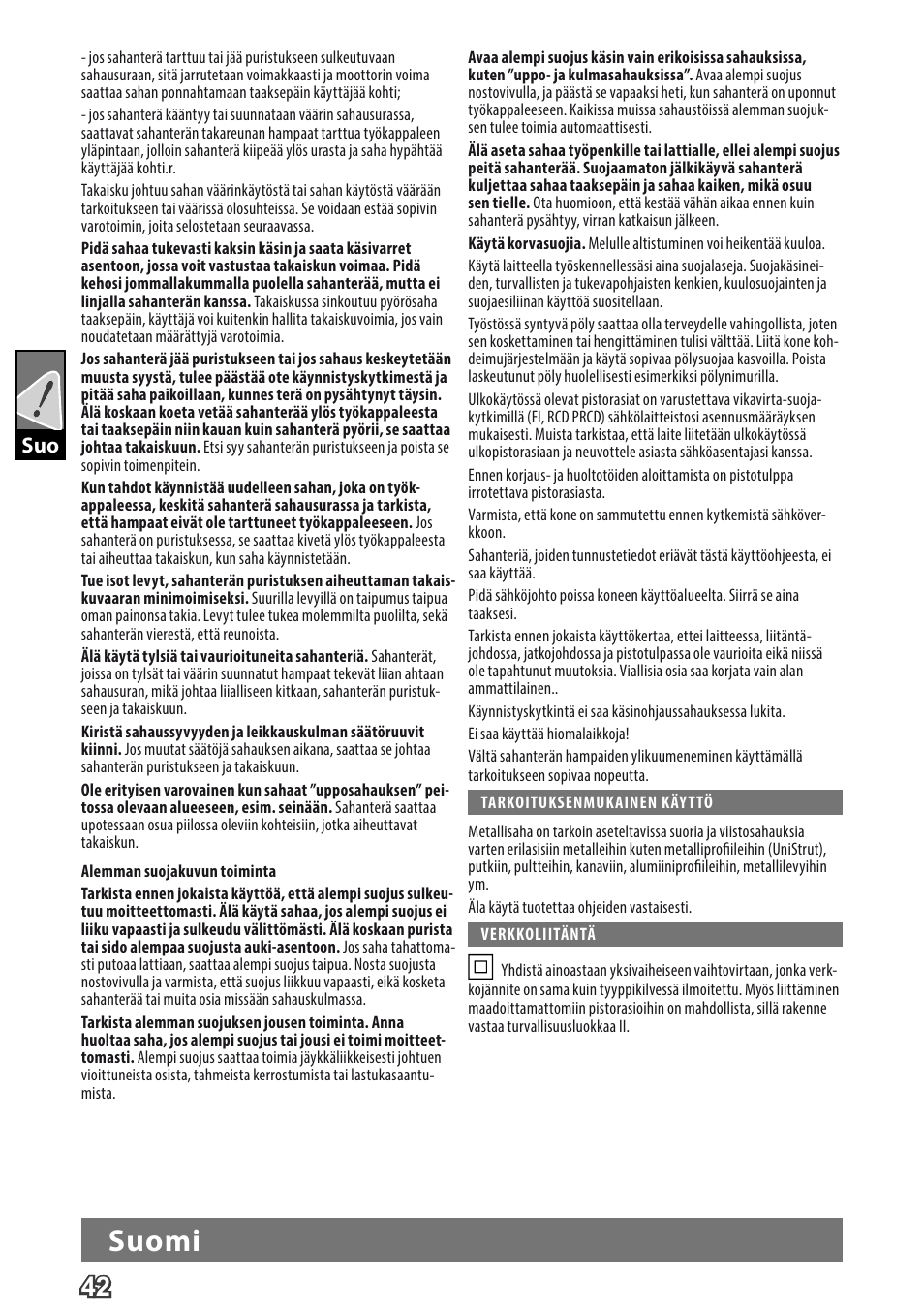 Deutsch, Suomi | Milwaukee MCS 66 User Manual | Page 44 / 94