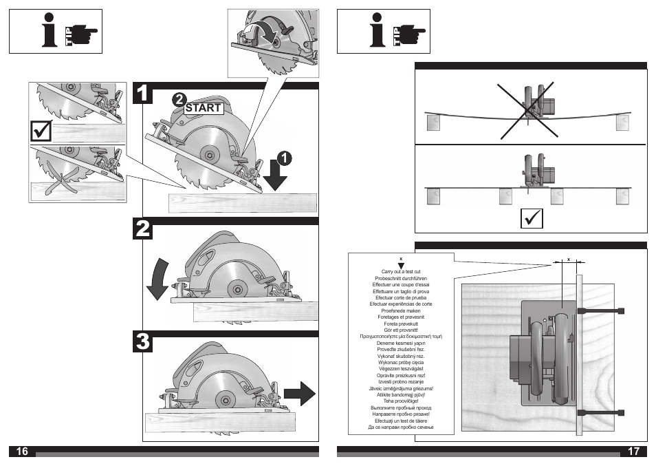 Start | Milwaukee CS 55 User Manual | Page 9 / 37