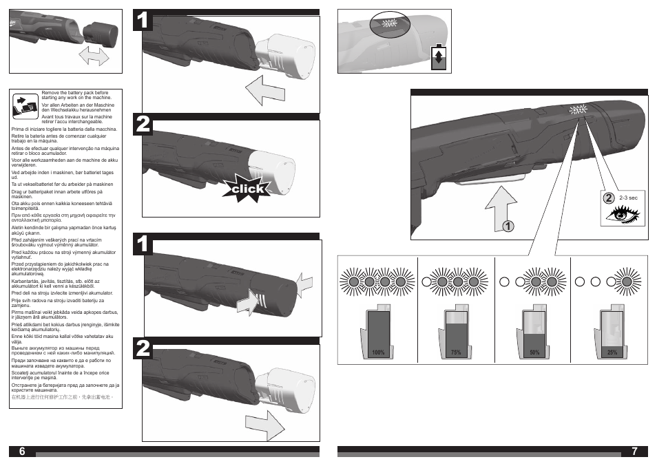 Click | Milwaukee C12 RAD User Manual | Page 4 / 35