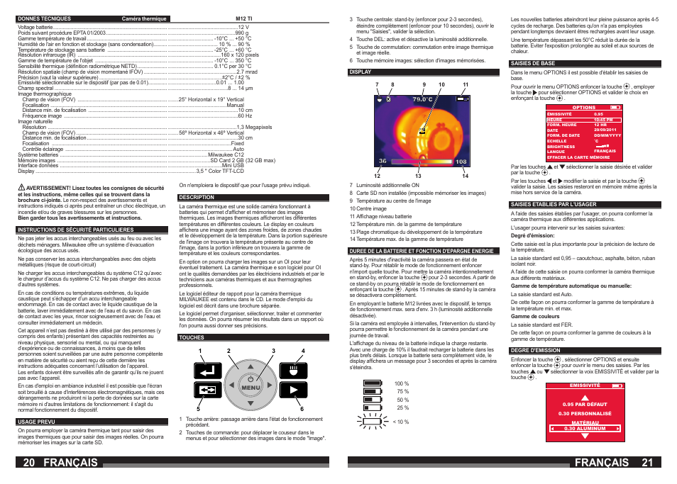 Français | Milwaukee M12 TI User Manual | Page 11 / 61