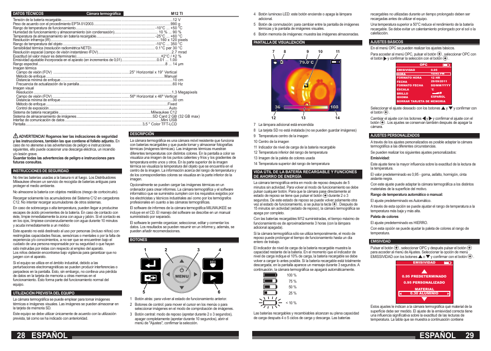 Español | Milwaukee M12 TI User Manual | Page 15 / 61