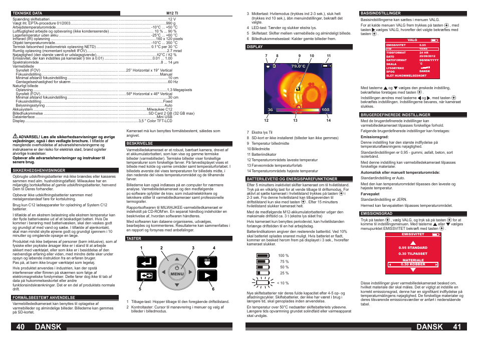 Dansk | Milwaukee M12 TI User Manual | Page 21 / 61