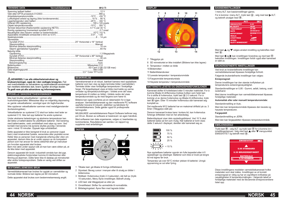 Norsk | Milwaukee M12 TI User Manual | Page 23 / 61