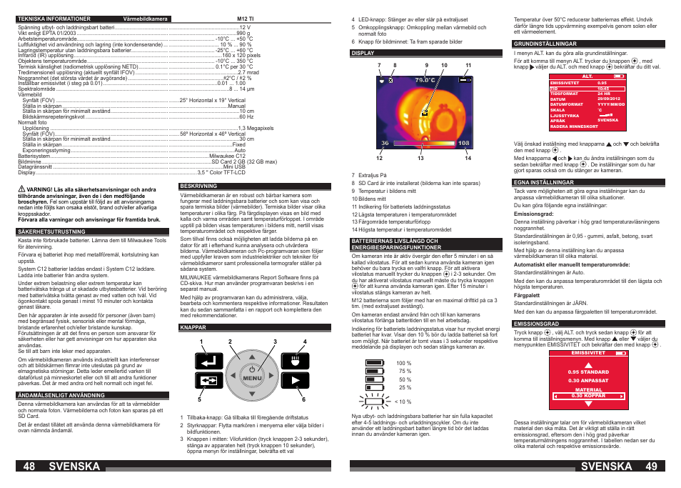 Svenska | Milwaukee M12 TI User Manual | Page 25 / 61