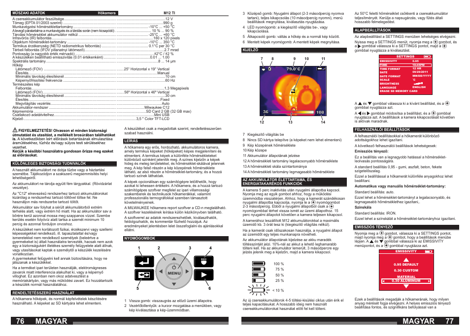 Magyar | Milwaukee M12 TI User Manual | Page 39 / 61