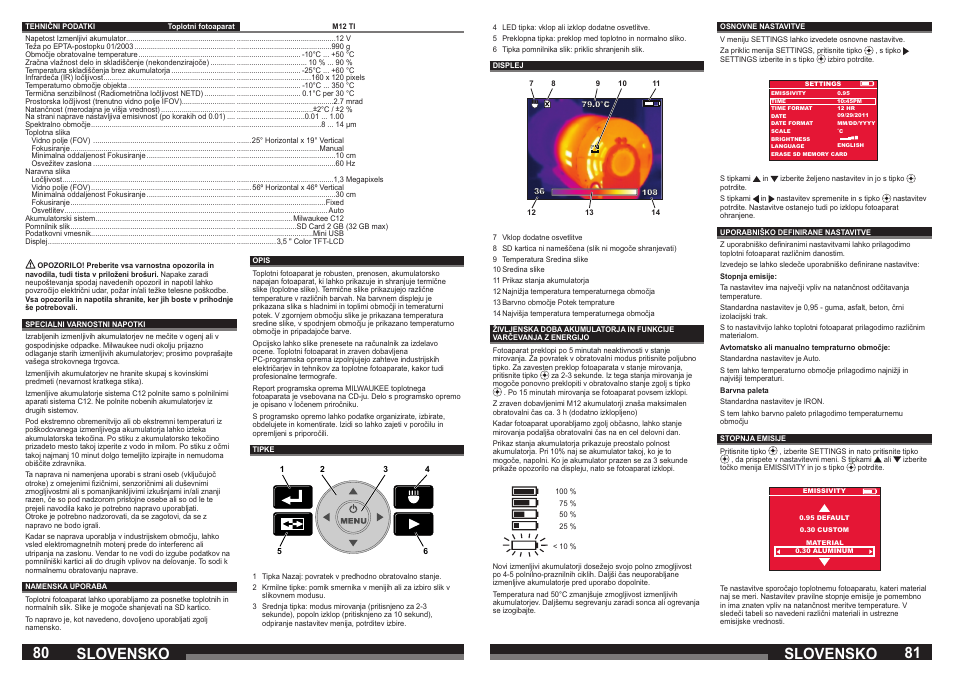 Slovensko | Milwaukee M12 TI User Manual | Page 41 / 61