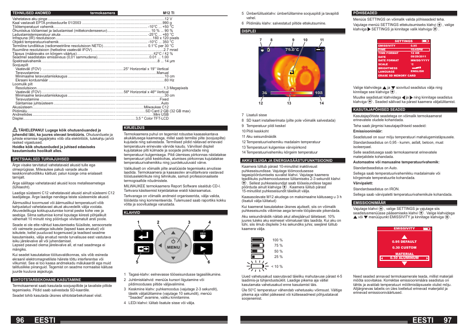 Eesti | Milwaukee M12 TI User Manual | Page 49 / 61