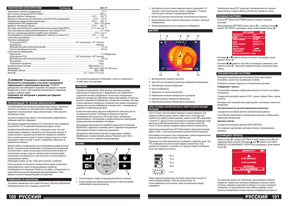 Русский | Milwaukee M12 TI User Manual | Page 51 / 61