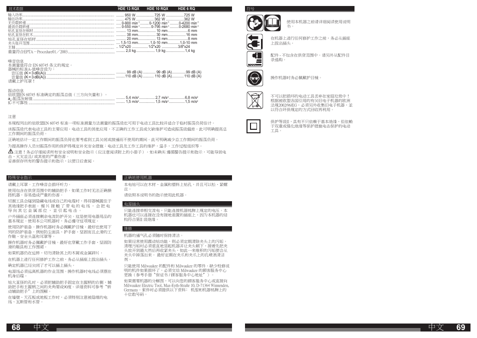 Milwaukee HDE 10 RQX User Manual | Page 35 / 37