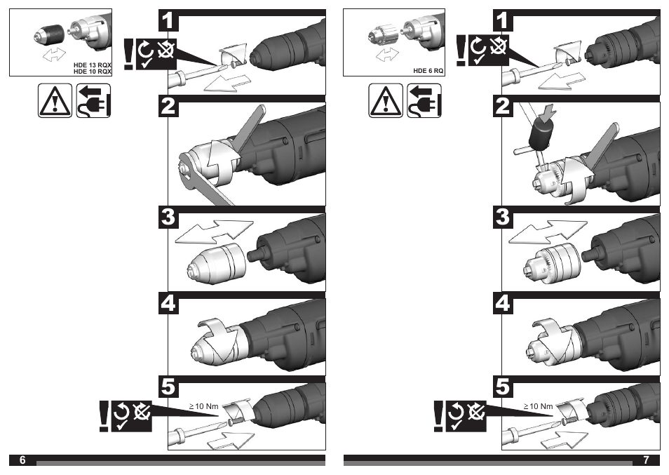 Milwaukee HDE 10 RQX User Manual | Page 4 / 37