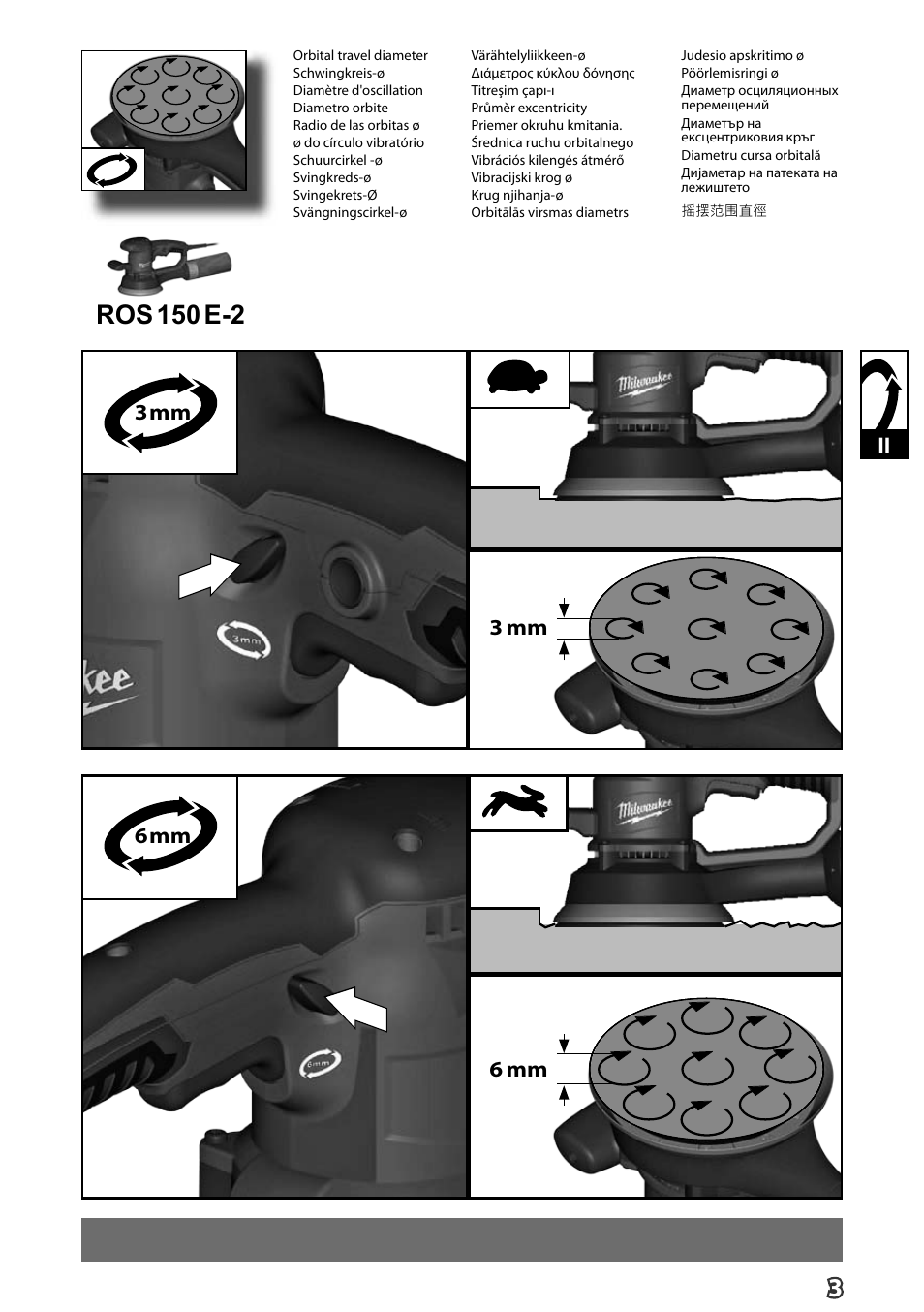 Ros 150 e-2 | Milwaukee ROS 125 E User Manual | Page 5 / 65