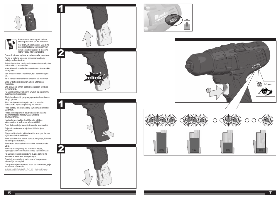 Click | Milwaukee C12 PD User Manual | Page 4 / 36