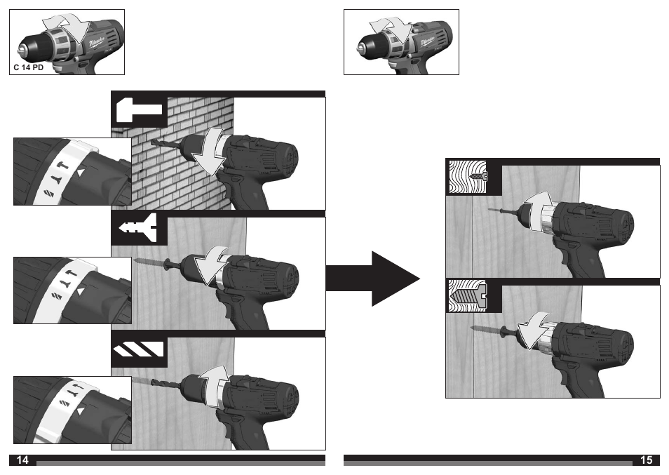 Milwaukee C12 PD User Manual | Page 8 / 36