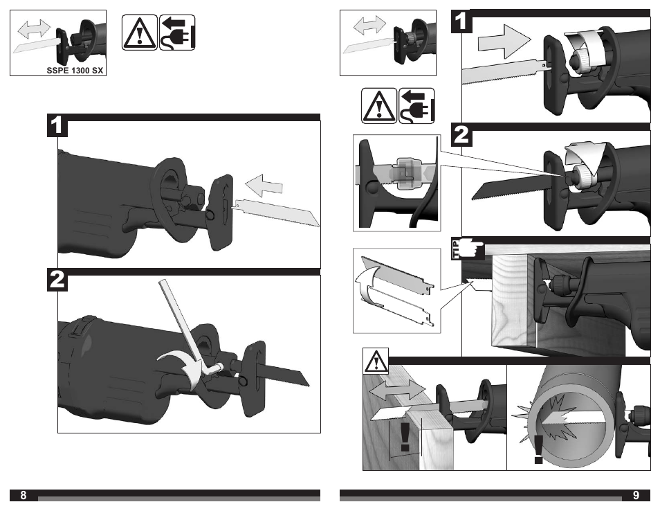 Milwaukee SSPE 1300 QX User Manual | Page 5 / 37