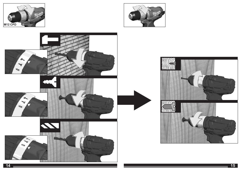 Milwaukee M12 CDD User Manual | Page 8 / 37