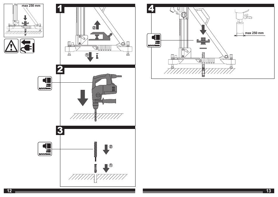 Milwaukee DR 250 TV User Manual | Page 7 / 23