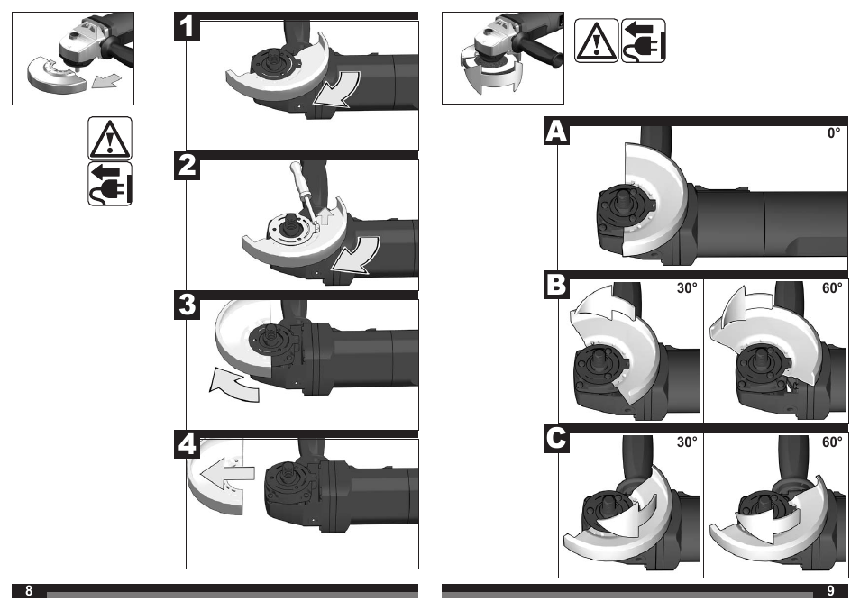 13 4 2 a | Milwaukee AGS 15-125 C User Manual | Page 5 / 31