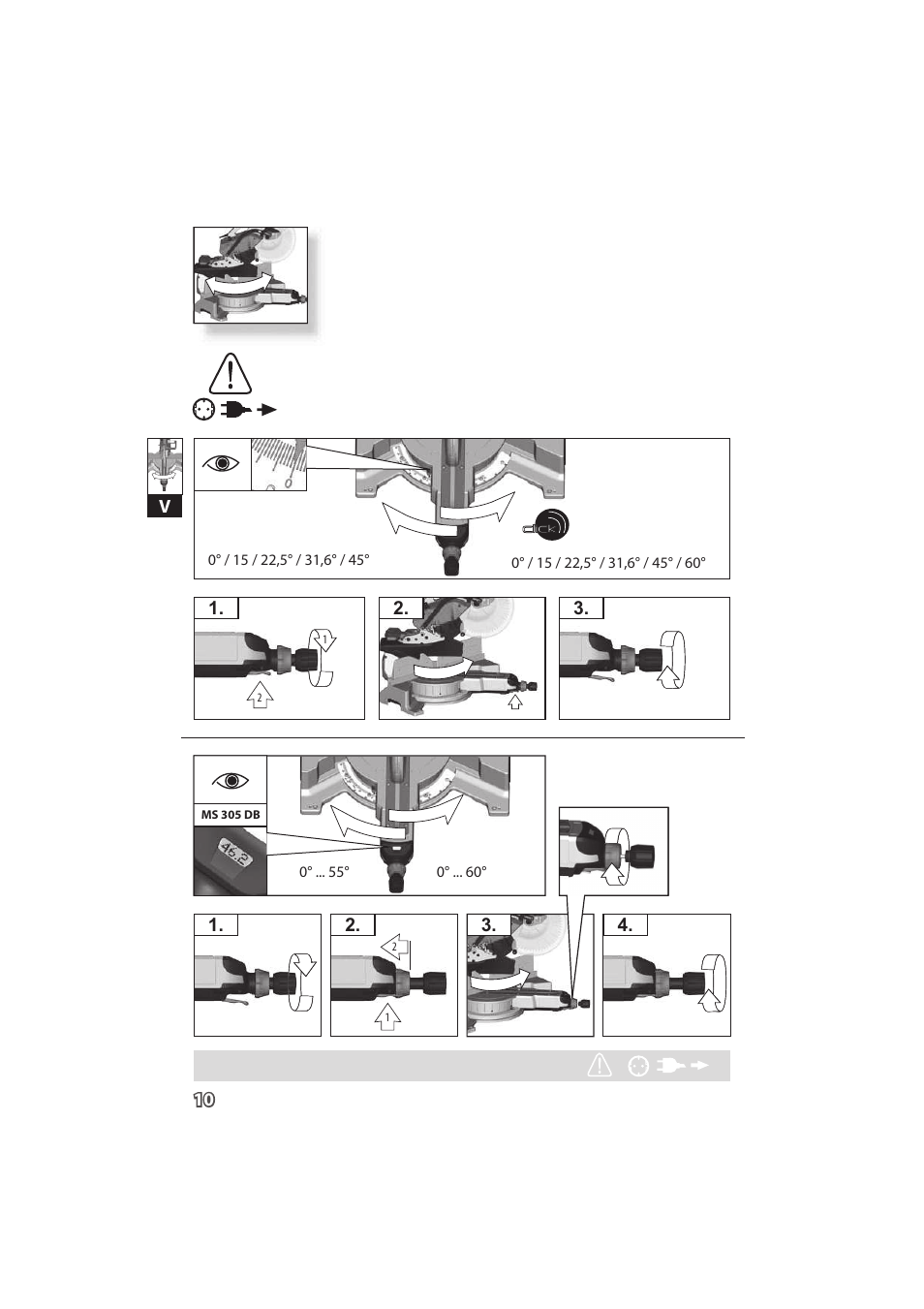 Milwaukee MS 304 DB User Manual | Page 13 / 79