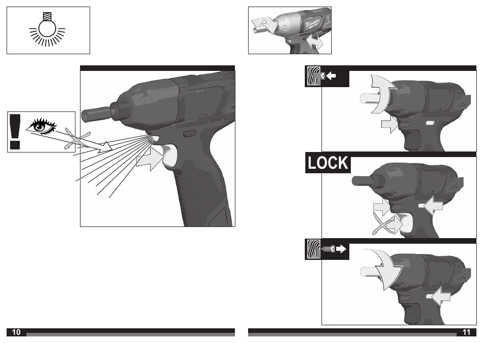 Lock | Milwaukee M12 BID User Manual | Page 6 / 35