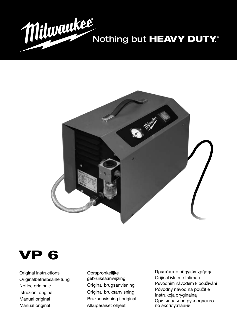 Milwaukee VP 6 User Manual | 44 pages