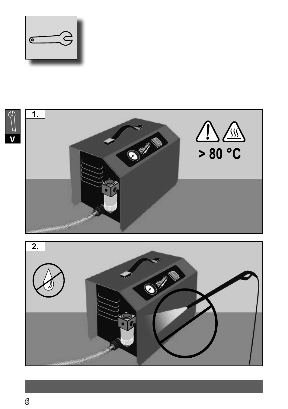 Milwaukee VP 6 User Manual | Page 8 / 44