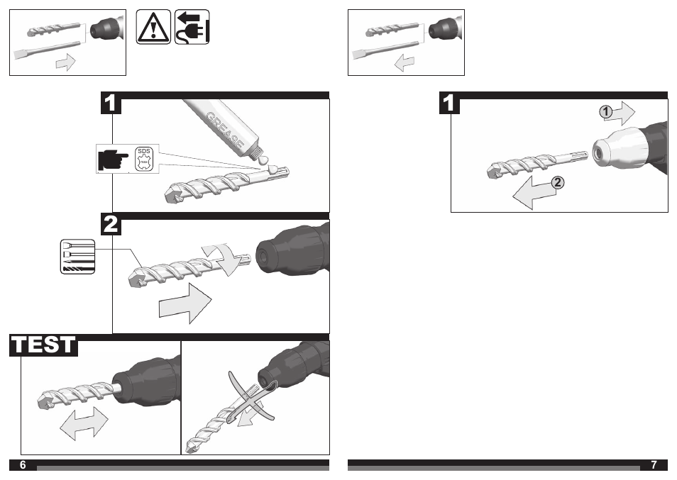 Test | Milwaukee 750 S User Manual | Page 4 / 37