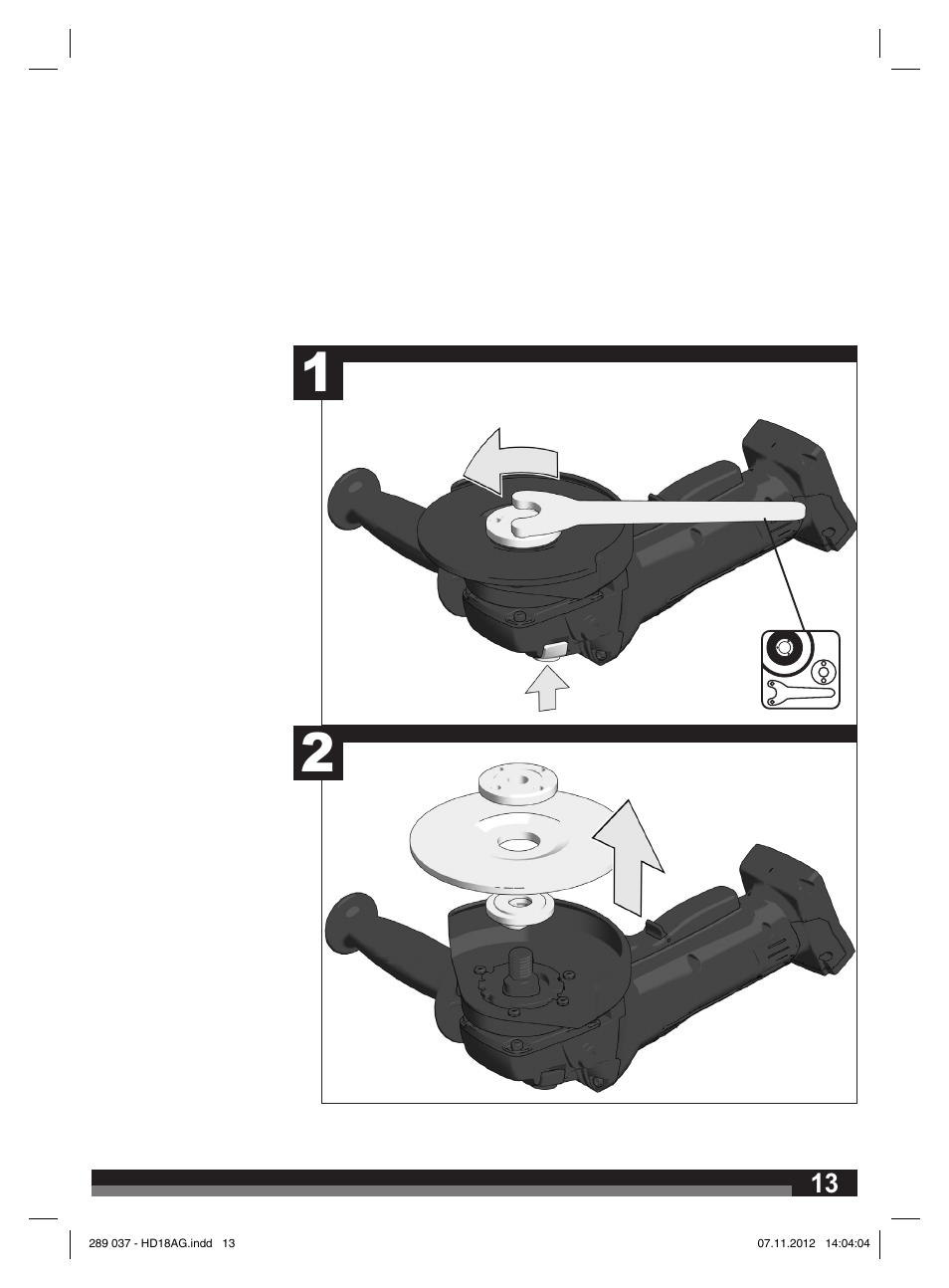 Milwaukee HD 18 AG User Manual | Page 13 / 100