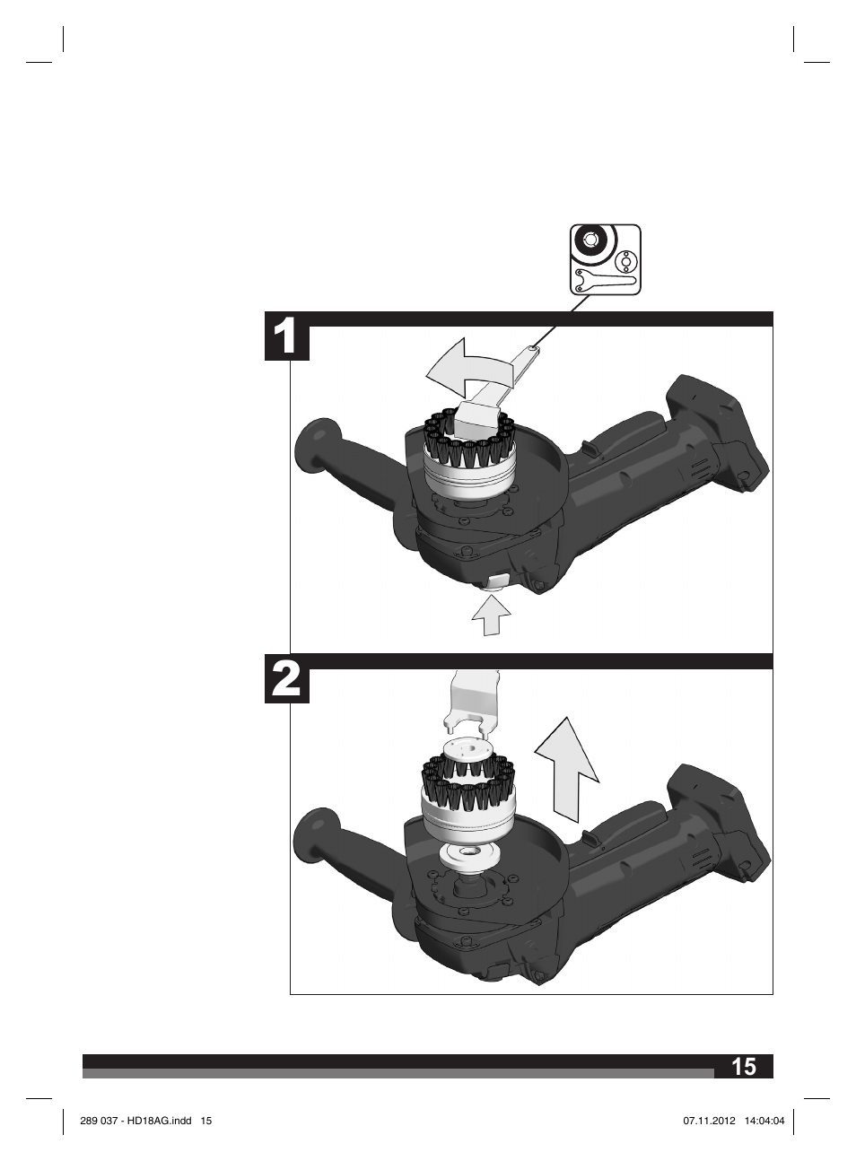 Milwaukee HD 18 AG User Manual | Page 15 / 100