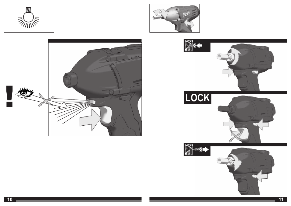 Lock | Milwaukee C18 ID User Manual | Page 6 / 35