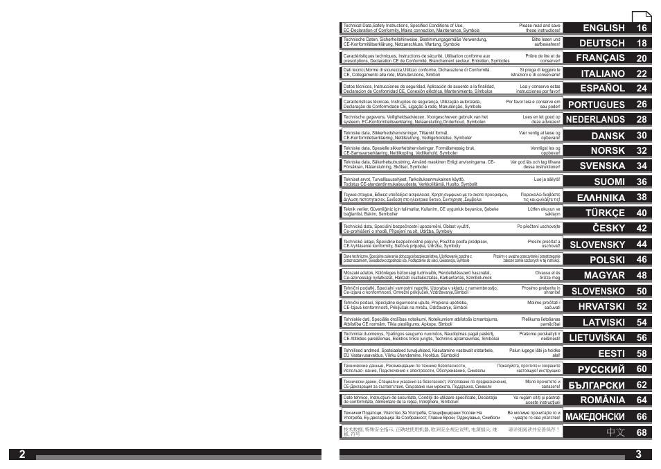 Slovensko 50, 68 македонски | Milwaukee WCS 45 User Manual | Page 2 / 37