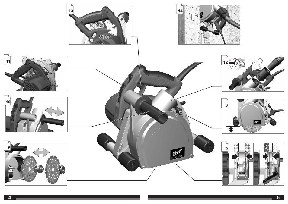 Milwaukee WCS 45 User Manual | Page 3 / 37