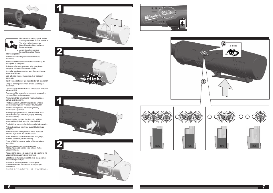 Click | Milwaukee M12 IR User Manual | Page 4 / 35