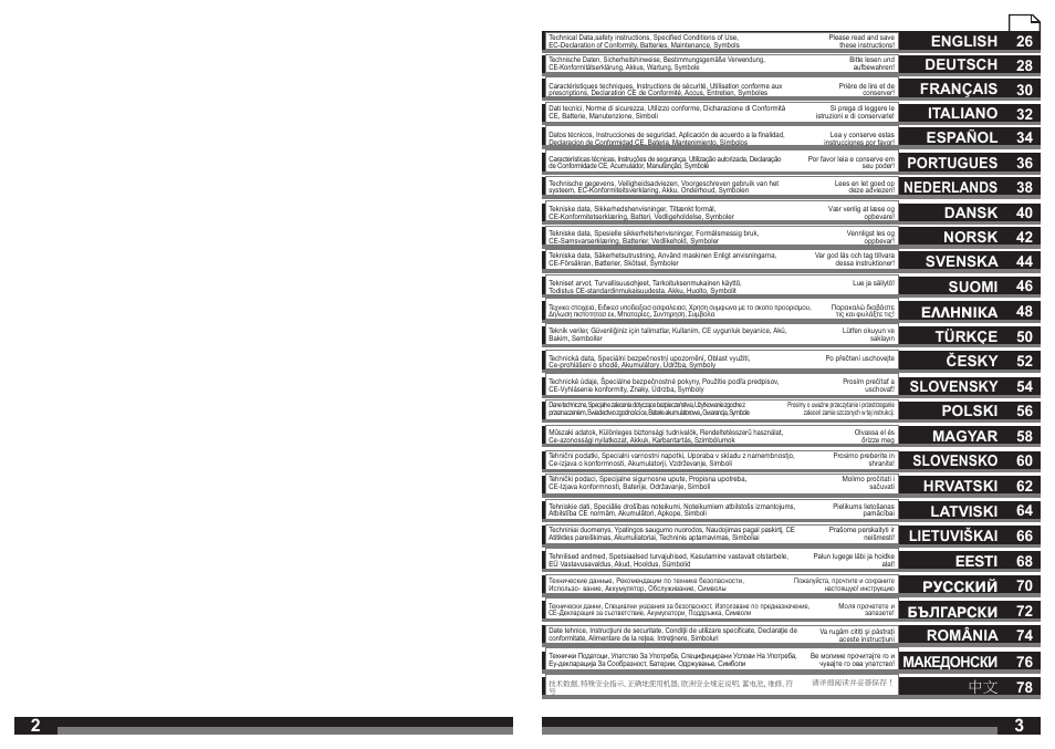 Slovensko 60, 78 македонски | Milwaukee HD28 JSB User Manual | Page 2 / 43