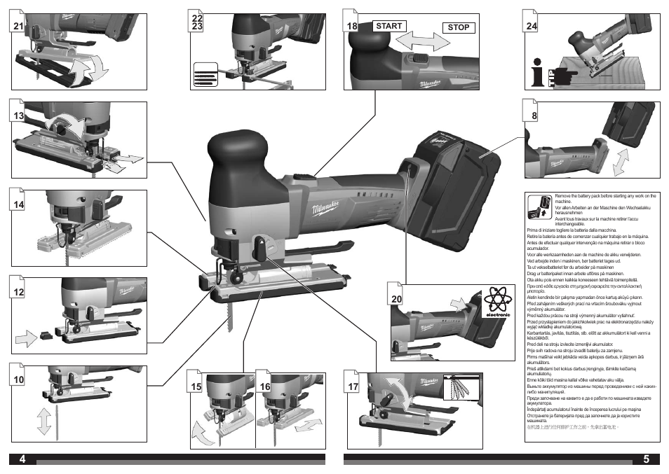 Milwaukee HD28 JSB User Manual | Page 3 / 43